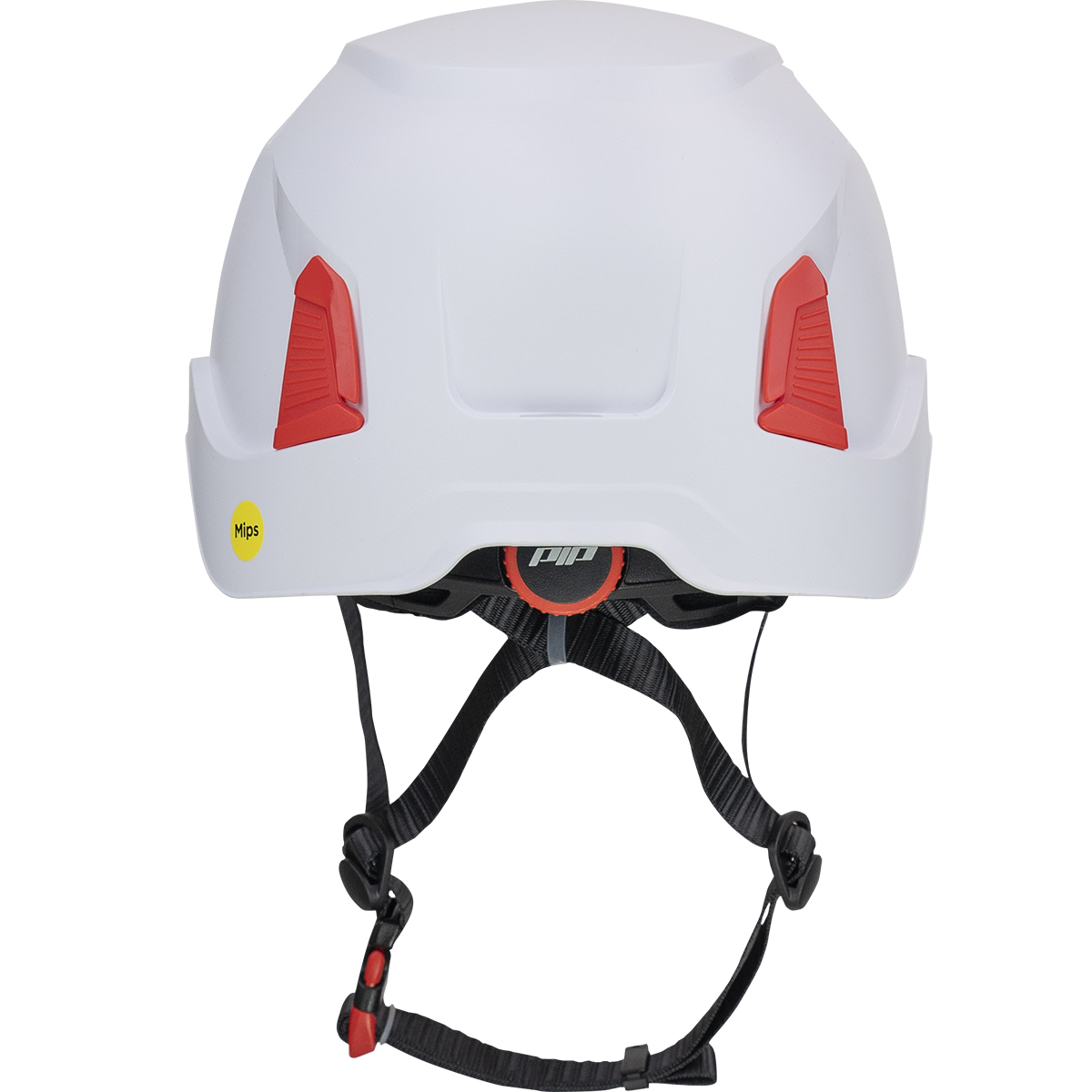 PIP® Traverse™ Non-Vented Safety Helmets w/ Mips® Safety System - back, white